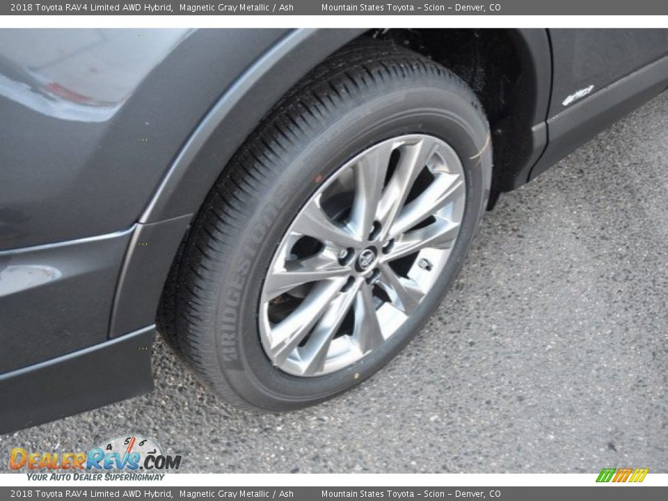 2018 Toyota RAV4 Limited AWD Hybrid Magnetic Gray Metallic / Ash Photo #9