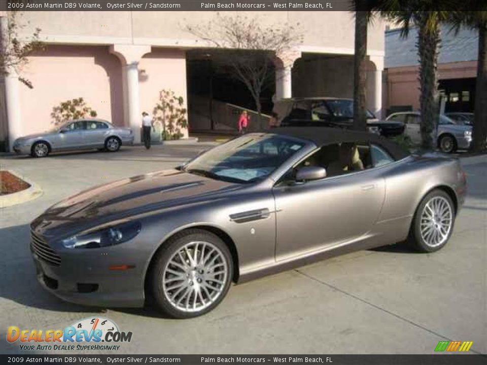 2009 Aston Martin DB9 Volante Oyster Silver / Sandstorm Photo #13