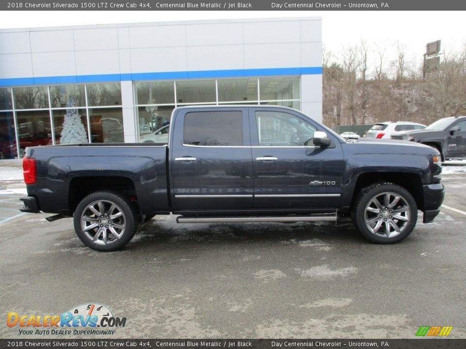 2018 Chevrolet Silverado 1500 LTZ Crew Cab 4x4 Centennial Blue Metallic / Jet Black Photo #2