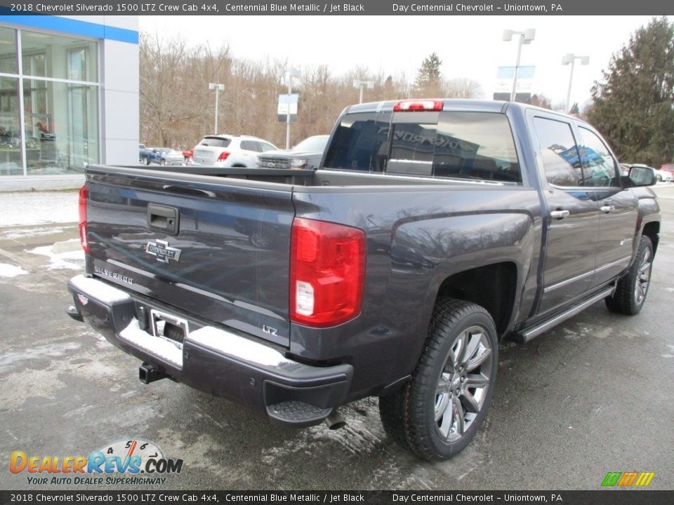 2018 Chevrolet Silverado 1500 LTZ Crew Cab 4x4 Centennial Blue Metallic / Jet Black Photo #3