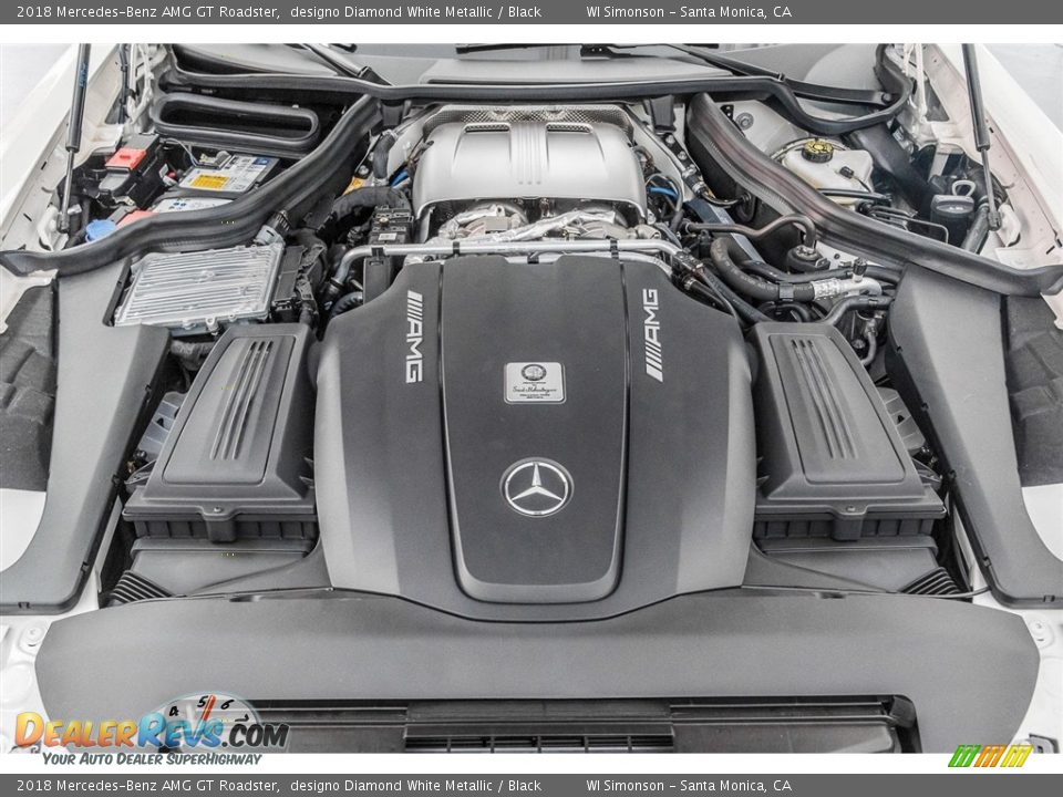2018 Mercedes-Benz AMG GT Roadster 4.0 Liter AMG Twin-Turbocharged DOHC 32-Valve VVT V8 Engine Photo #8