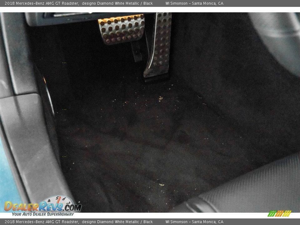 2018 Mercedes-Benz AMG GT Roadster designo Diamond White Metallic / Black Photo #30