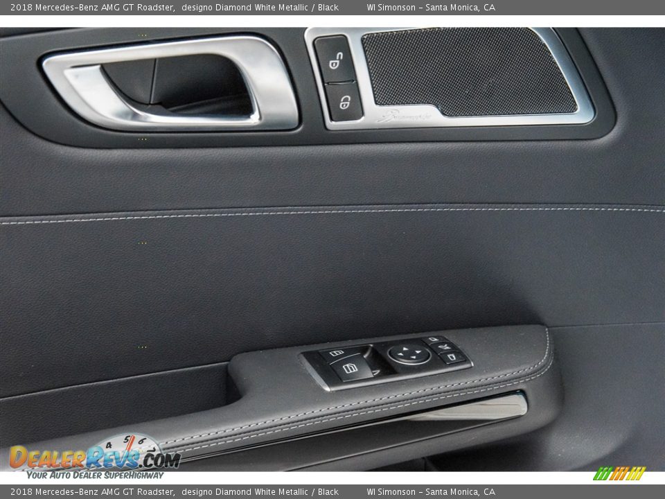 2018 Mercedes-Benz AMG GT Roadster designo Diamond White Metallic / Black Photo #31