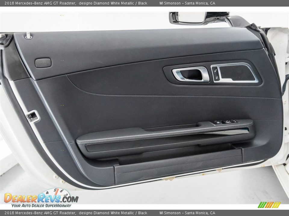 2018 Mercedes-Benz AMG GT Roadster designo Diamond White Metallic / Black Photo #32