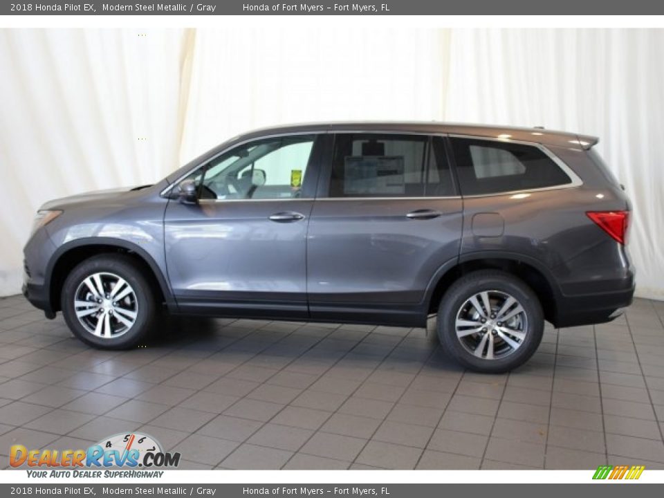 2018 Honda Pilot EX Modern Steel Metallic / Gray Photo #5