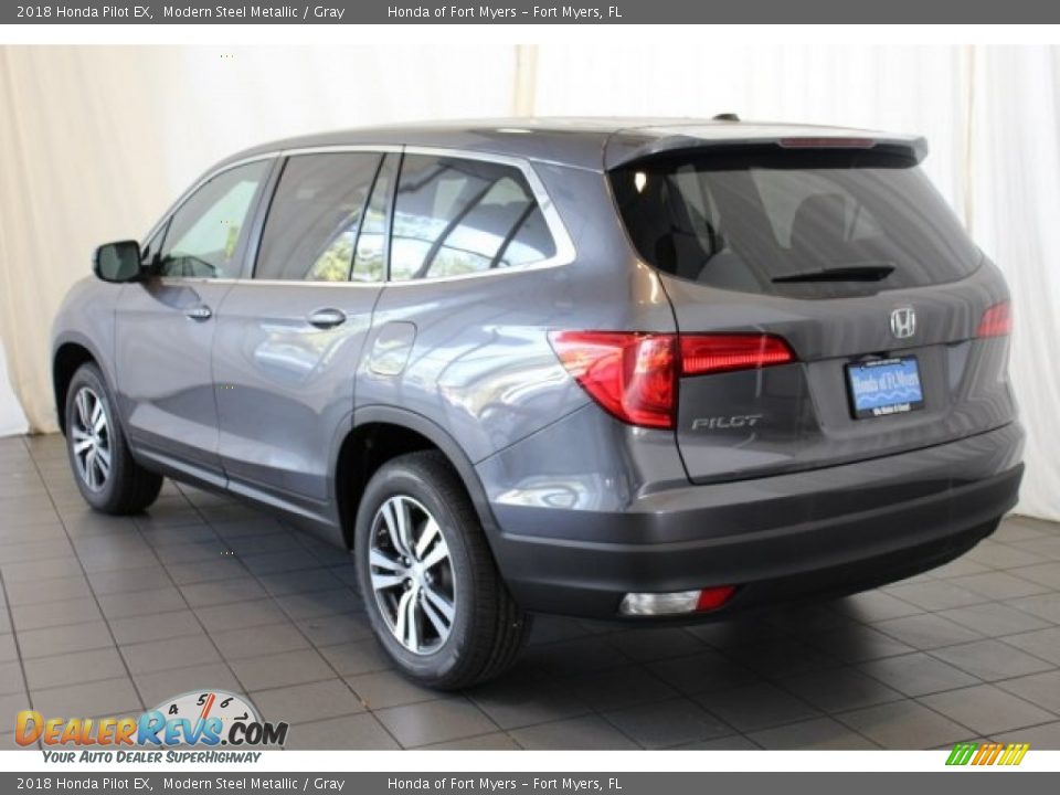 2018 Honda Pilot EX Modern Steel Metallic / Gray Photo #6