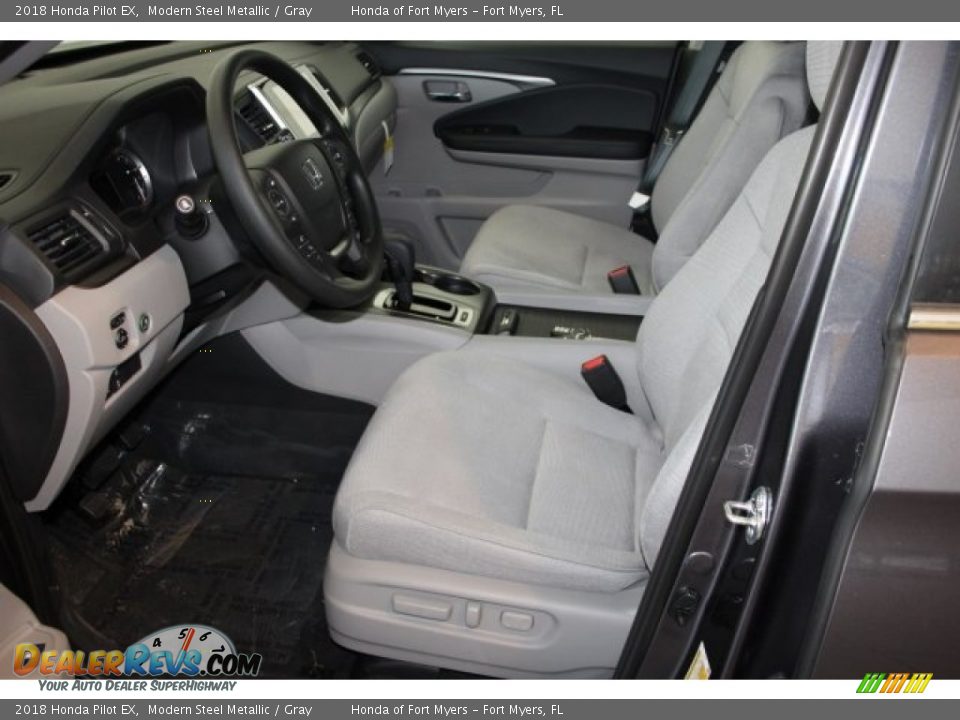2018 Honda Pilot EX Modern Steel Metallic / Gray Photo #11