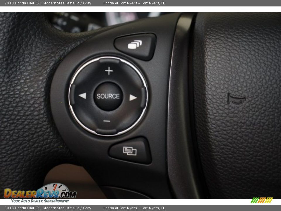 2018 Honda Pilot EX Modern Steel Metallic / Gray Photo #13