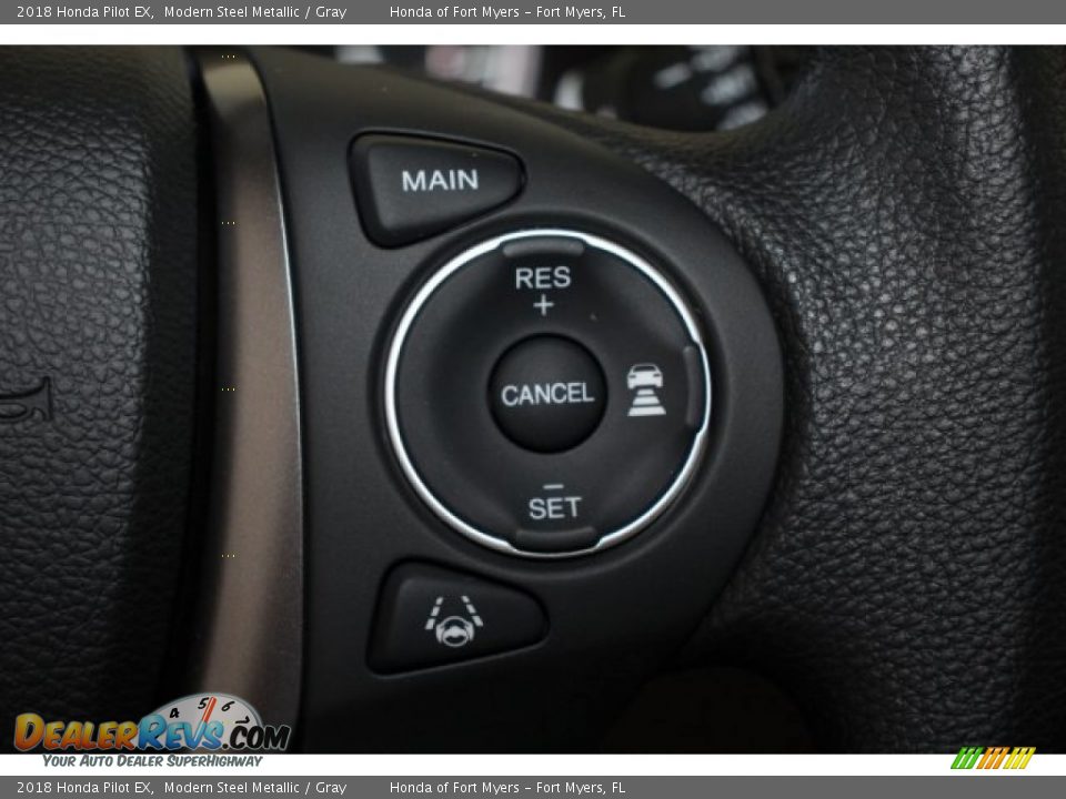 2018 Honda Pilot EX Modern Steel Metallic / Gray Photo #14