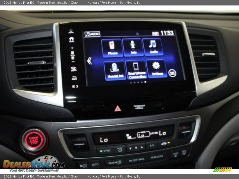 2018 Honda Pilot EX Modern Steel Metallic / Gray Photo #16