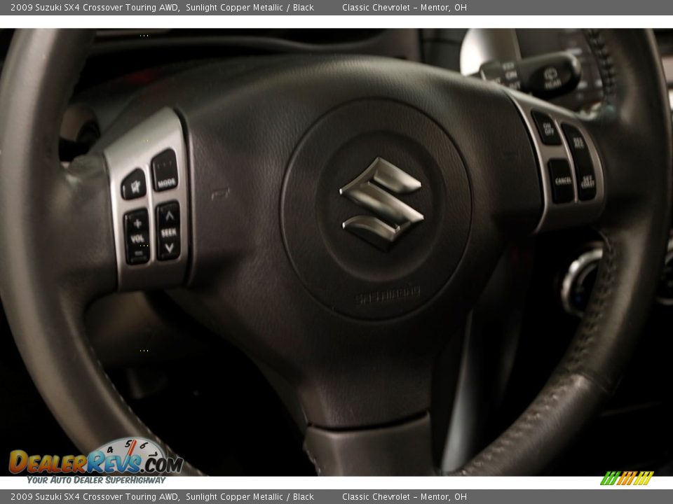 2009 Suzuki SX4 Crossover Touring AWD Sunlight Copper Metallic / Black Photo #6