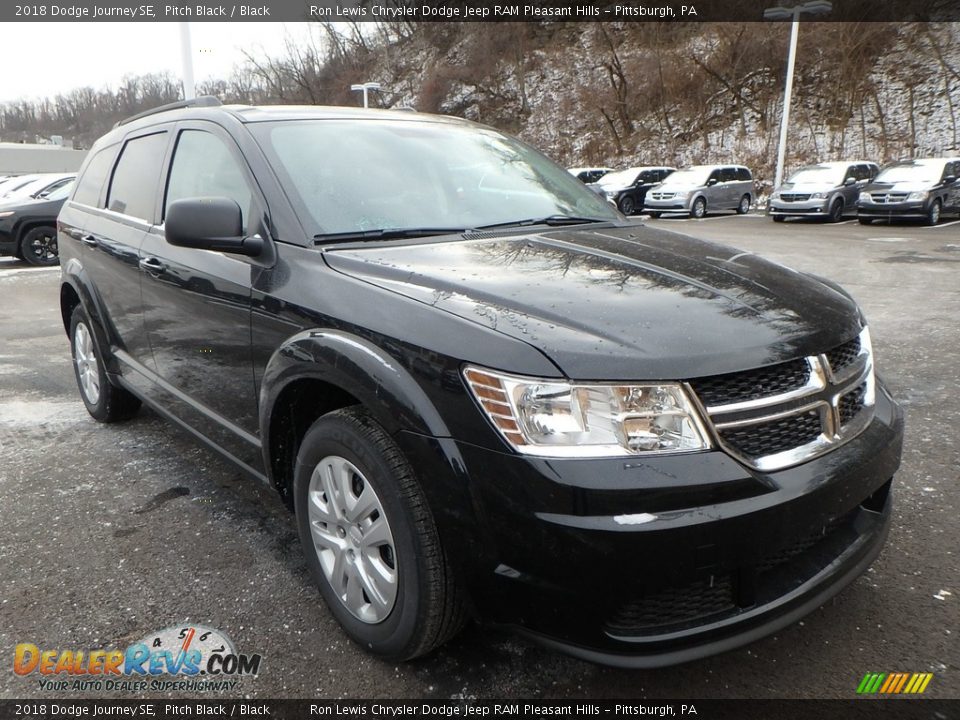2018 Dodge Journey SE Pitch Black / Black Photo #7