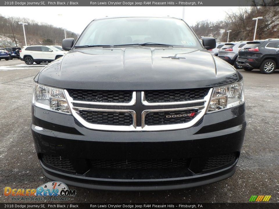 2018 Dodge Journey SE Pitch Black / Black Photo #8