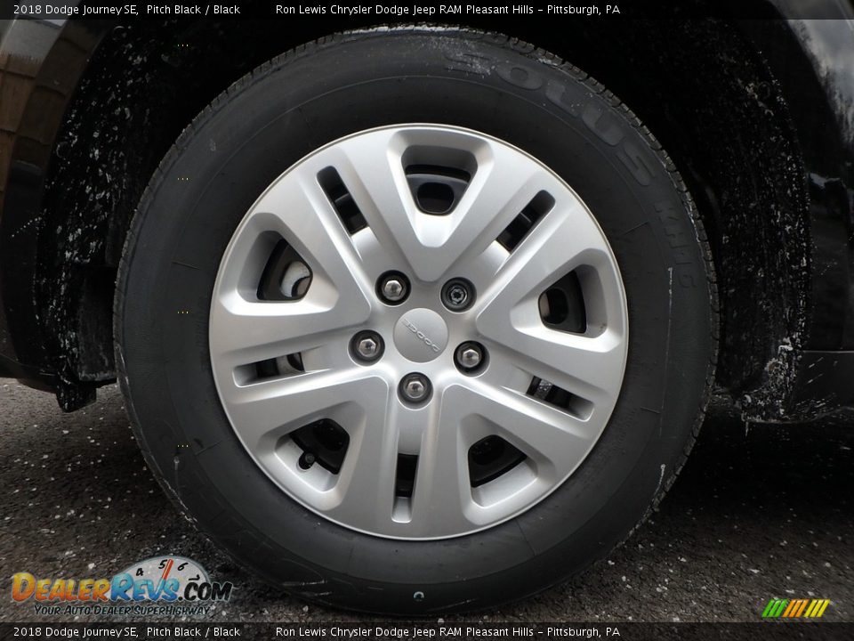 2018 Dodge Journey SE Pitch Black / Black Photo #9