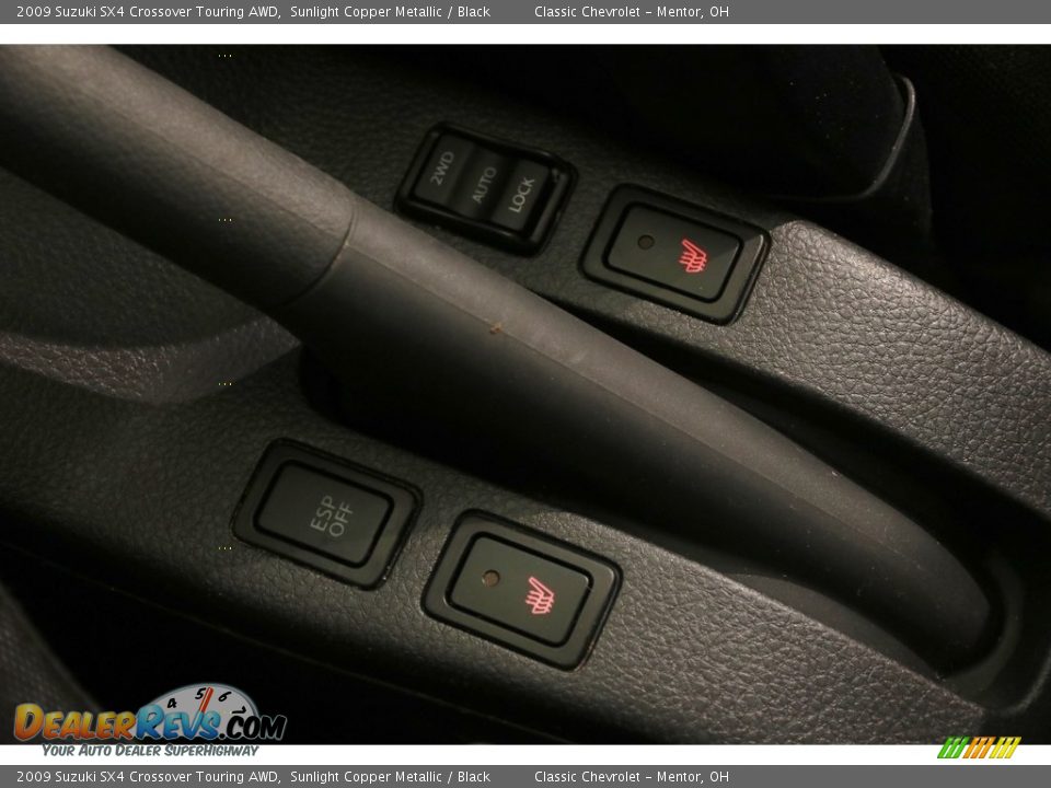 2009 Suzuki SX4 Crossover Touring AWD Sunlight Copper Metallic / Black Photo #18