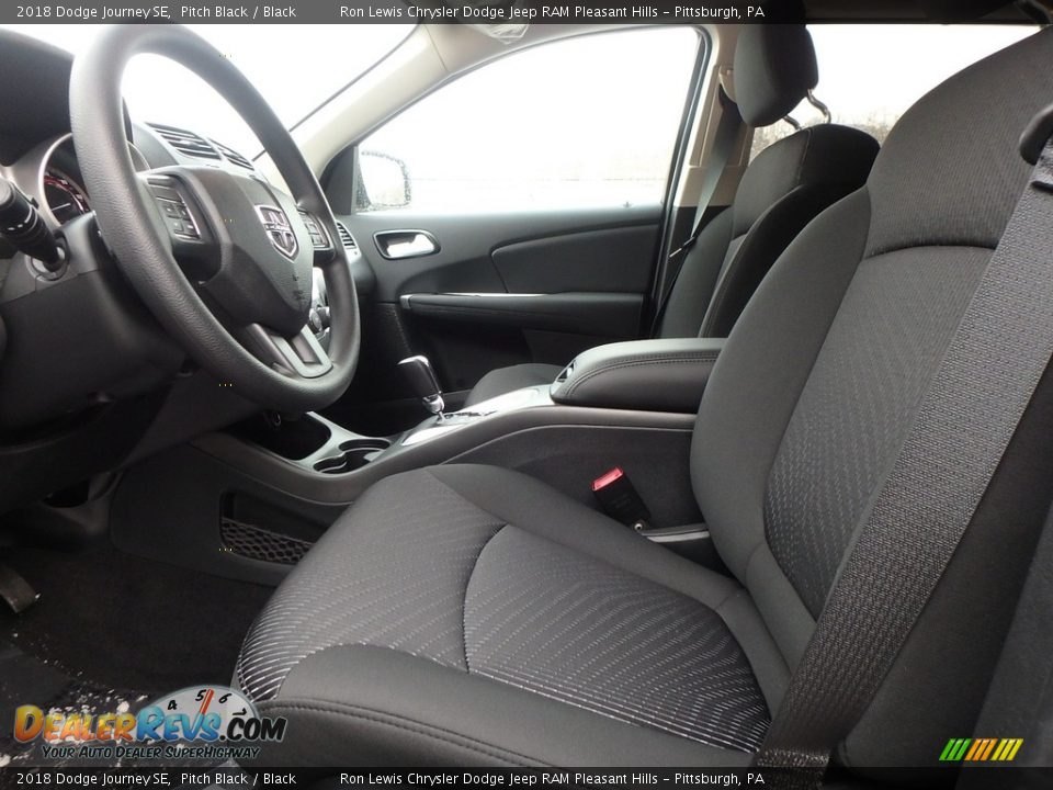 2018 Dodge Journey SE Pitch Black / Black Photo #10
