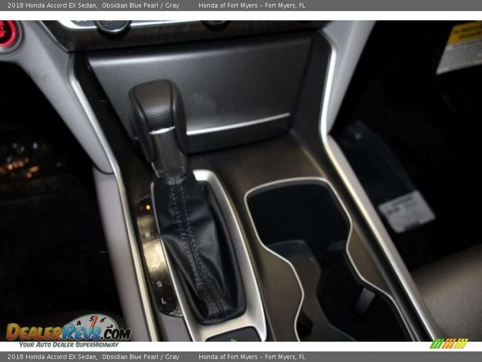 2018 Honda Accord EX Sedan Obsidian Blue Pearl / Gray Photo #20