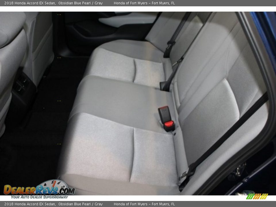 2018 Honda Accord EX Sedan Obsidian Blue Pearl / Gray Photo #23