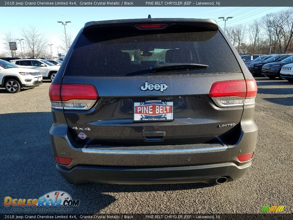 2018 Jeep Grand Cherokee Limited 4x4 Granite Crystal Metallic / Black Photo #5