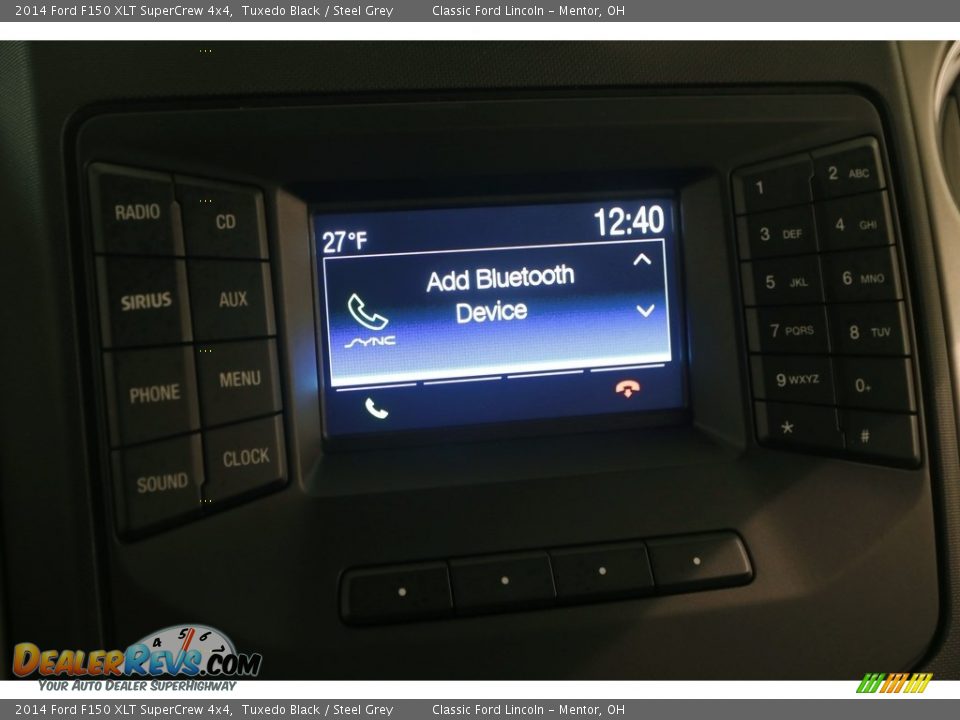 2014 Ford F150 XLT SuperCrew 4x4 Tuxedo Black / Steel Grey Photo #10