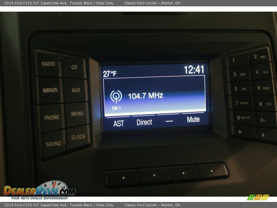 2014 Ford F150 XLT SuperCrew 4x4 Tuxedo Black / Steel Grey Photo #11