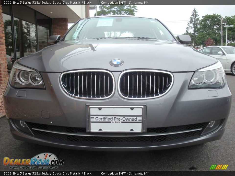 2009 BMW 5 Series 528xi Sedan Space Grey Metallic / Black Photo #2