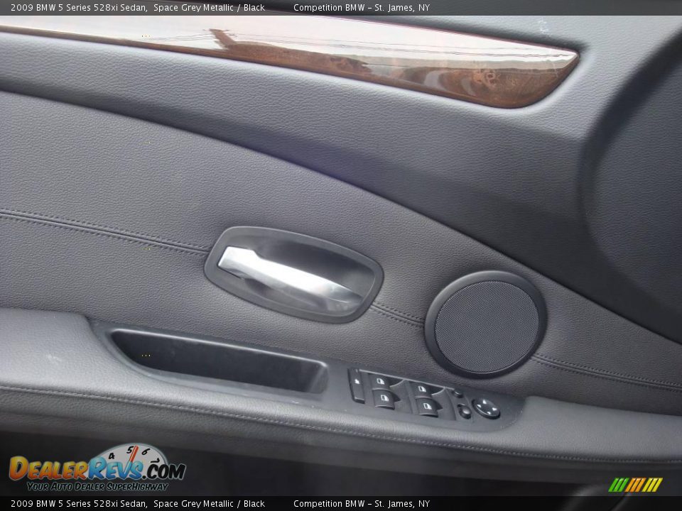 2009 BMW 5 Series 528xi Sedan Space Grey Metallic / Black Photo #8