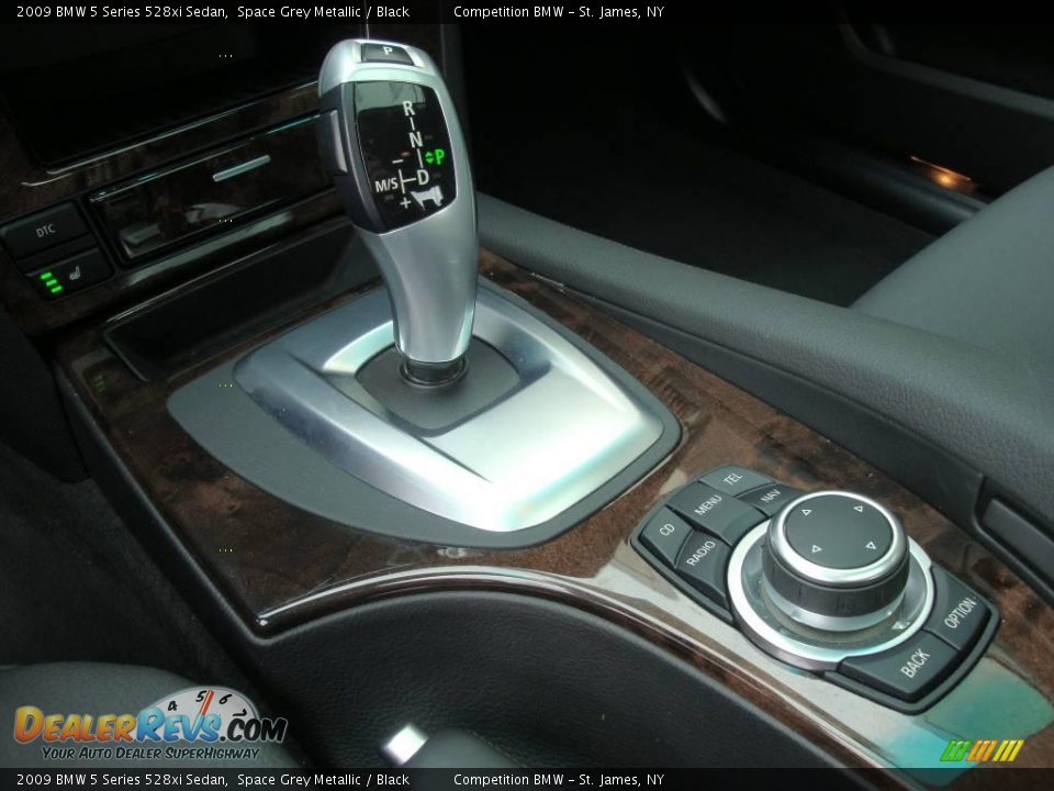2009 BMW 5 Series 528xi Sedan Space Grey Metallic / Black Photo #14