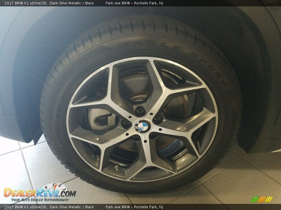 2017 BMW X1 xDrive28i Dark Olive Metallic / Black Photo #26