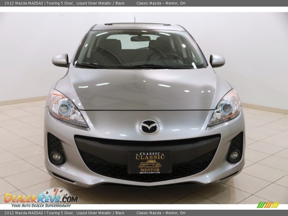 2012 Mazda MAZDA3 i Touring 5 Door Liquid Silver Metallic / Black Photo #2