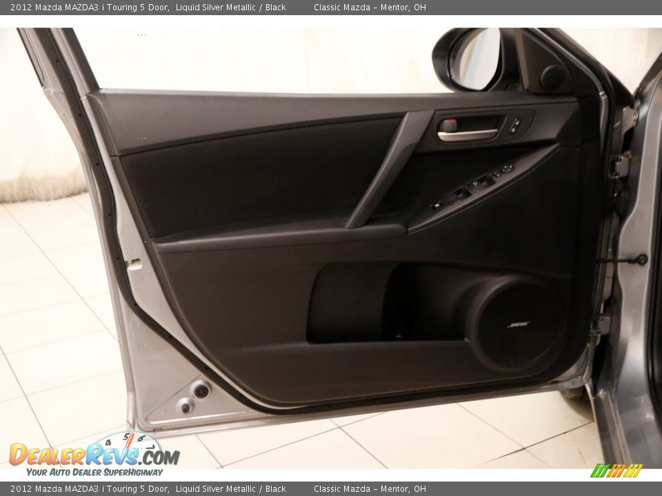 2012 Mazda MAZDA3 i Touring 5 Door Liquid Silver Metallic / Black Photo #4