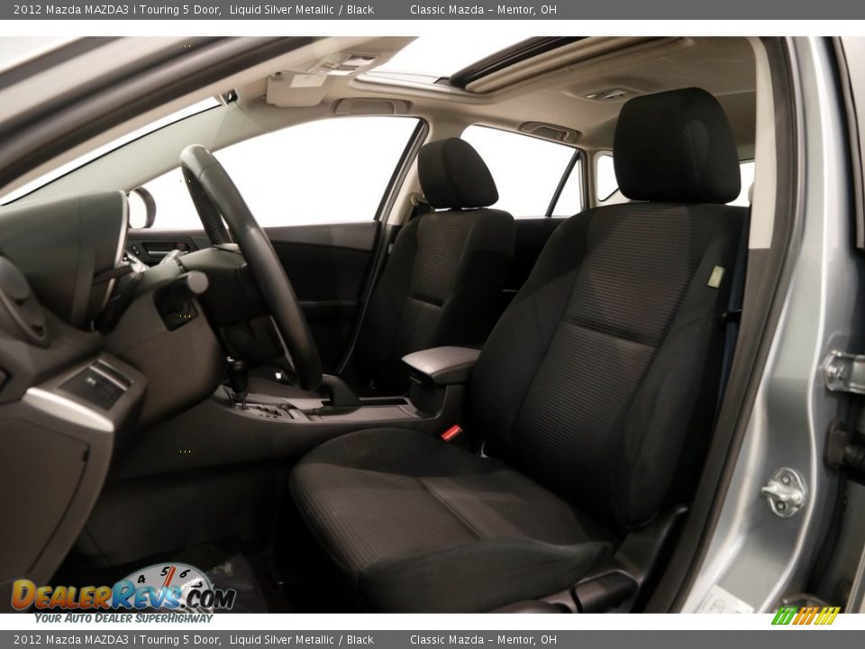 2012 Mazda MAZDA3 i Touring 5 Door Liquid Silver Metallic / Black Photo #5