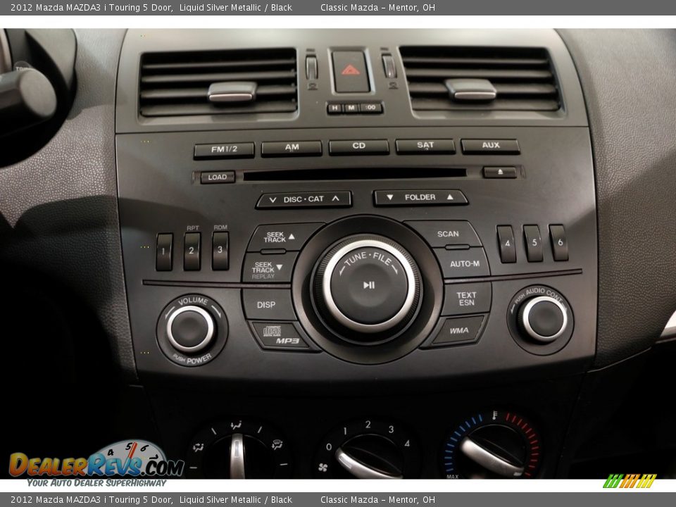 2012 Mazda MAZDA3 i Touring 5 Door Liquid Silver Metallic / Black Photo #8