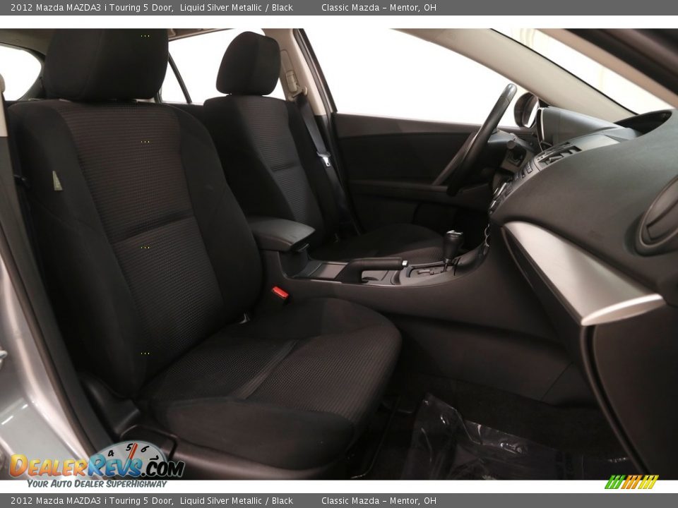 2012 Mazda MAZDA3 i Touring 5 Door Liquid Silver Metallic / Black Photo #17