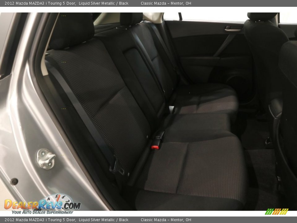 2012 Mazda MAZDA3 i Touring 5 Door Liquid Silver Metallic / Black Photo #18