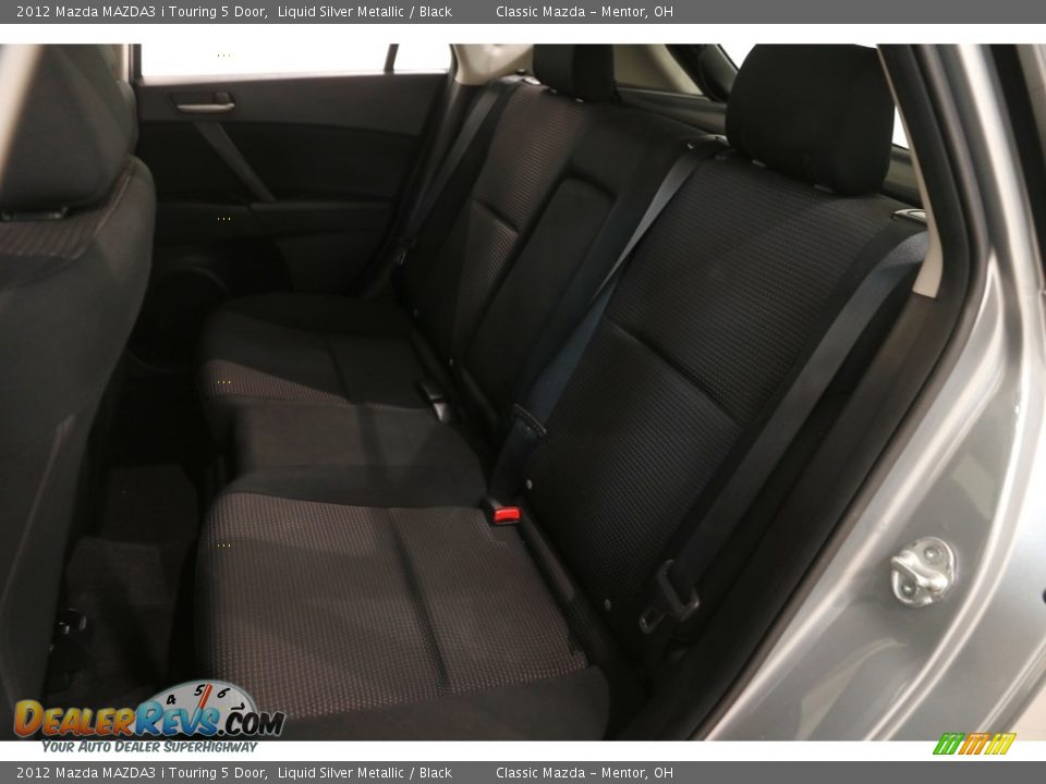 2012 Mazda MAZDA3 i Touring 5 Door Liquid Silver Metallic / Black Photo #19
