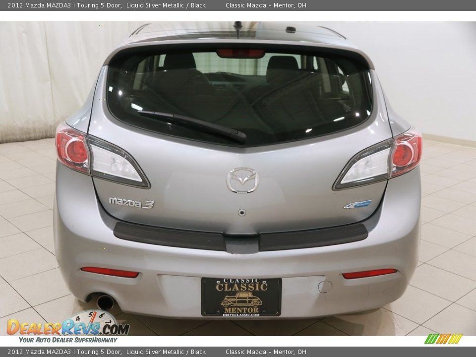 2012 Mazda MAZDA3 i Touring 5 Door Liquid Silver Metallic / Black Photo #20