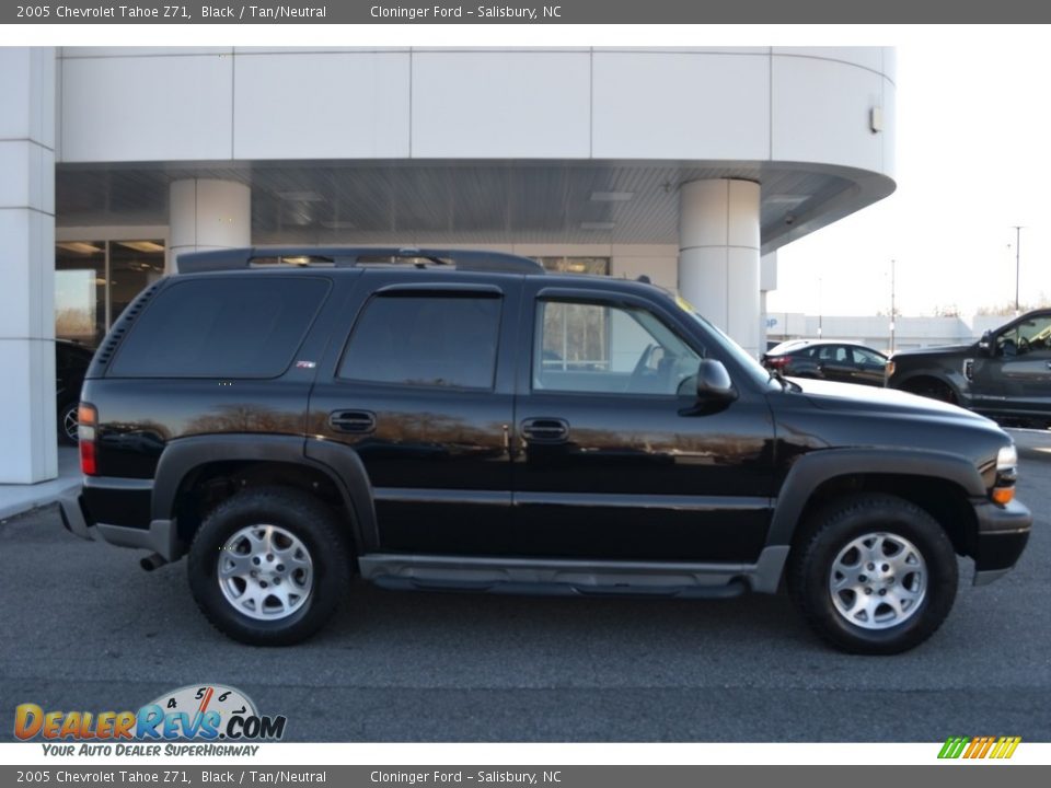 2005 Chevrolet Tahoe Z71 Black / Tan/Neutral Photo #2