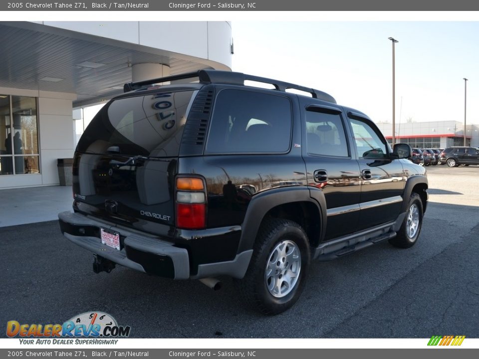 2005 Chevrolet Tahoe Z71 Black / Tan/Neutral Photo #3