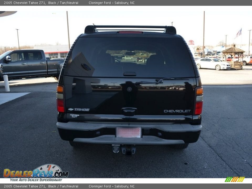 2005 Chevrolet Tahoe Z71 Black / Tan/Neutral Photo #4