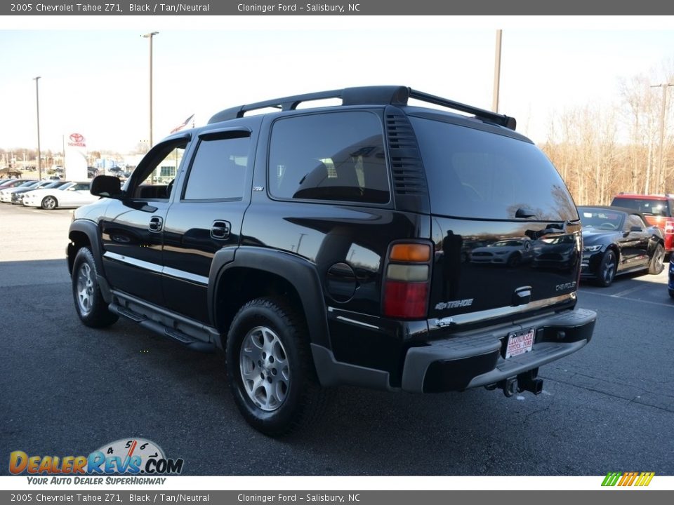 2005 Chevrolet Tahoe Z71 Black / Tan/Neutral Photo #5