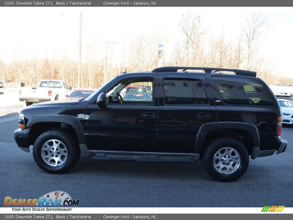 2005 Chevrolet Tahoe Z71 Black / Tan/Neutral Photo #6