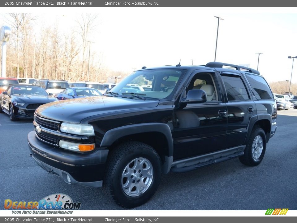 2005 Chevrolet Tahoe Z71 Black / Tan/Neutral Photo #7