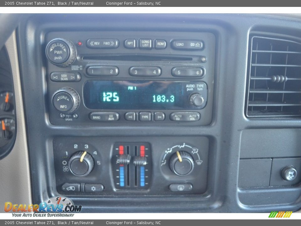 2005 Chevrolet Tahoe Z71 Black / Tan/Neutral Photo #17
