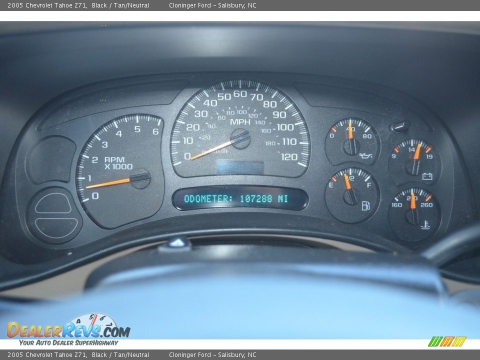 2005 Chevrolet Tahoe Z71 Black / Tan/Neutral Photo #21