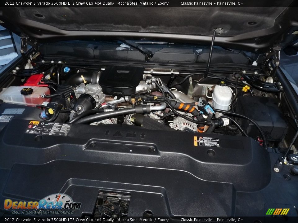 2012 Chevrolet Silverado 3500HD LTZ Crew Cab 4x4 Dually Mocha Steel Metallic / Ebony Photo #6