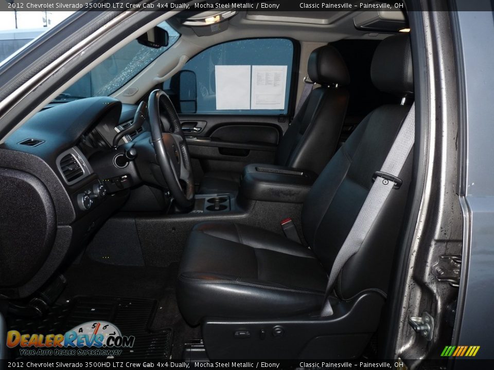 2012 Chevrolet Silverado 3500HD LTZ Crew Cab 4x4 Dually Mocha Steel Metallic / Ebony Photo #8