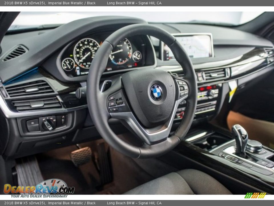 2018 BMW X5 sDrive35i Imperial Blue Metallic / Black Photo #6
