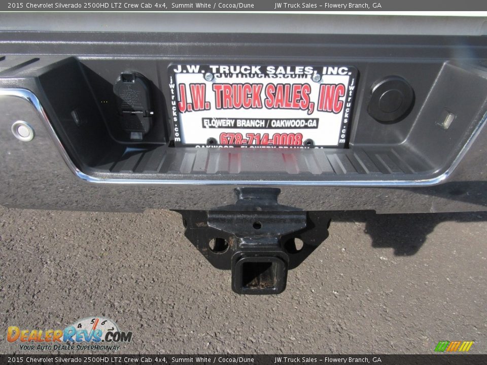 2015 Chevrolet Silverado 2500HD LTZ Crew Cab 4x4 Summit White / Cocoa/Dune Photo #10