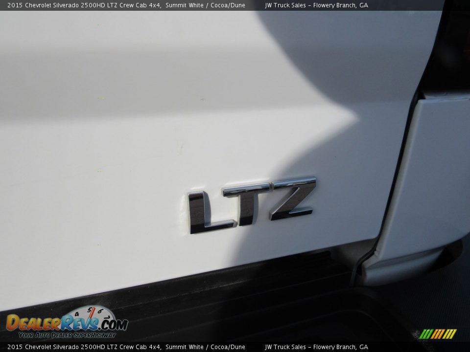2015 Chevrolet Silverado 2500HD LTZ Crew Cab 4x4 Summit White / Cocoa/Dune Photo #11